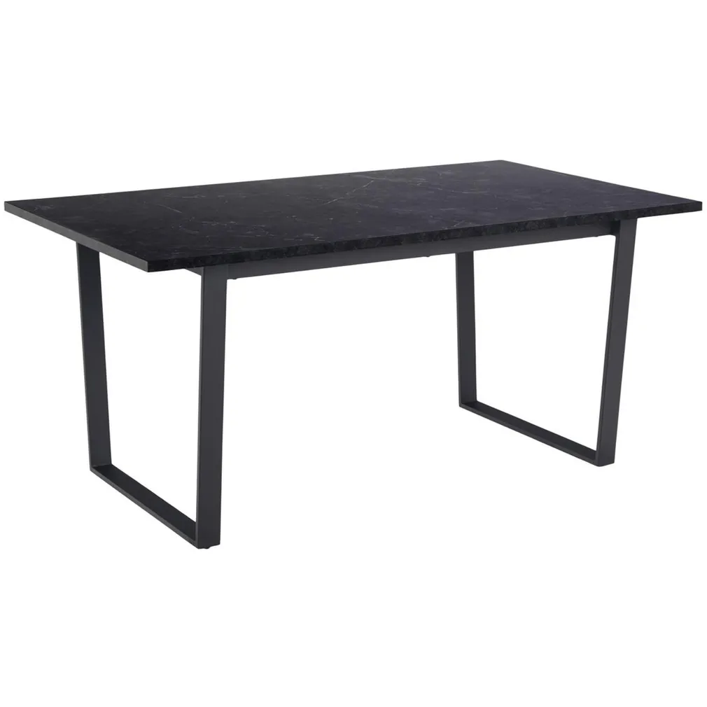 SÖÖGILAUD AMBLE 160X90XH74CM, MUST MARMOR