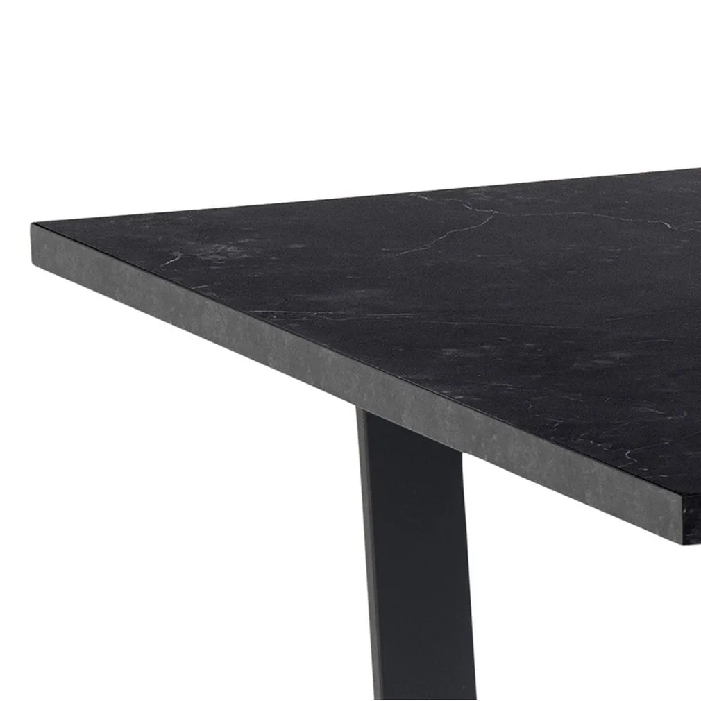 SÖÖGILAUD AMBLE 160X90XH74CM, MUST MARMOR