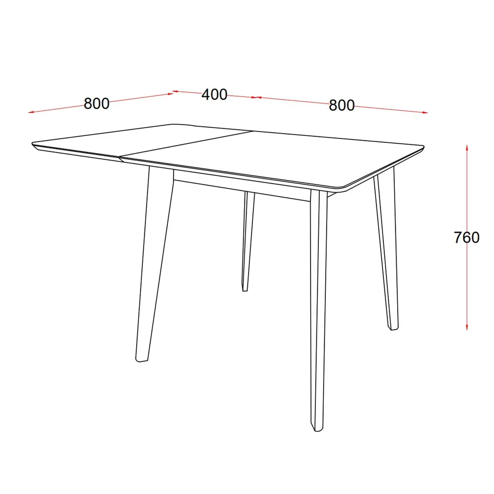 SÖÖGILAUD ROXBY 80/120X80XH76CM, TAMM