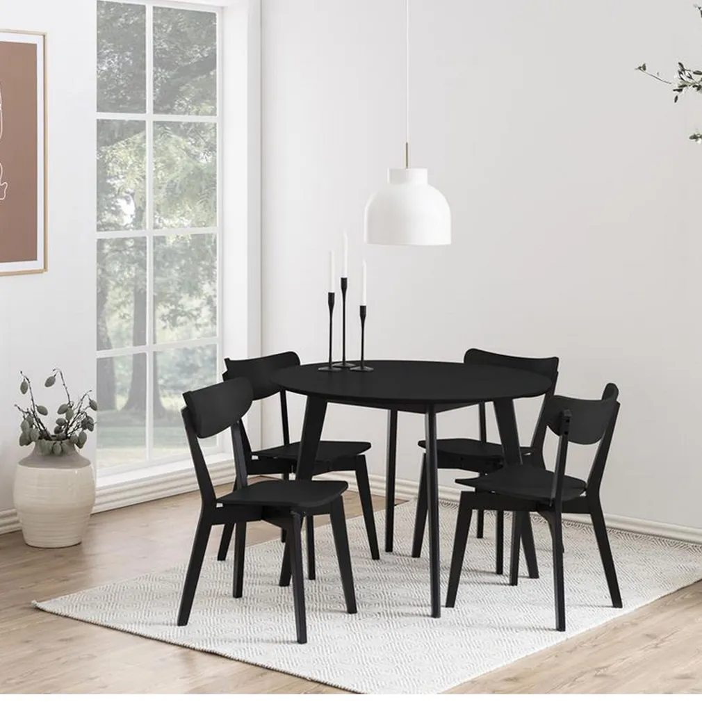 SÖÖGILAUD ROXBY D105XH76CM, MUST