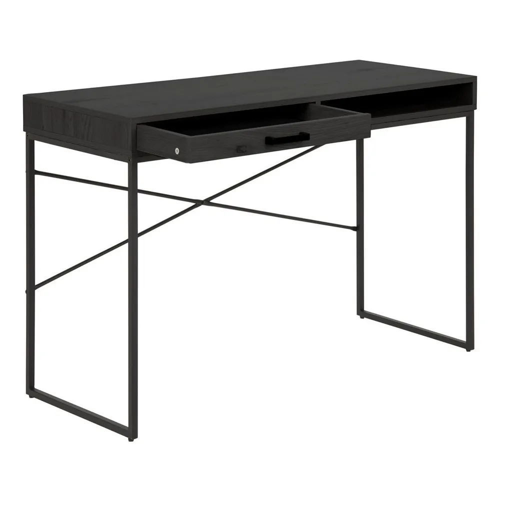KIRJUTUSLAUD SEAFORD 110X45XH75CM, MUST