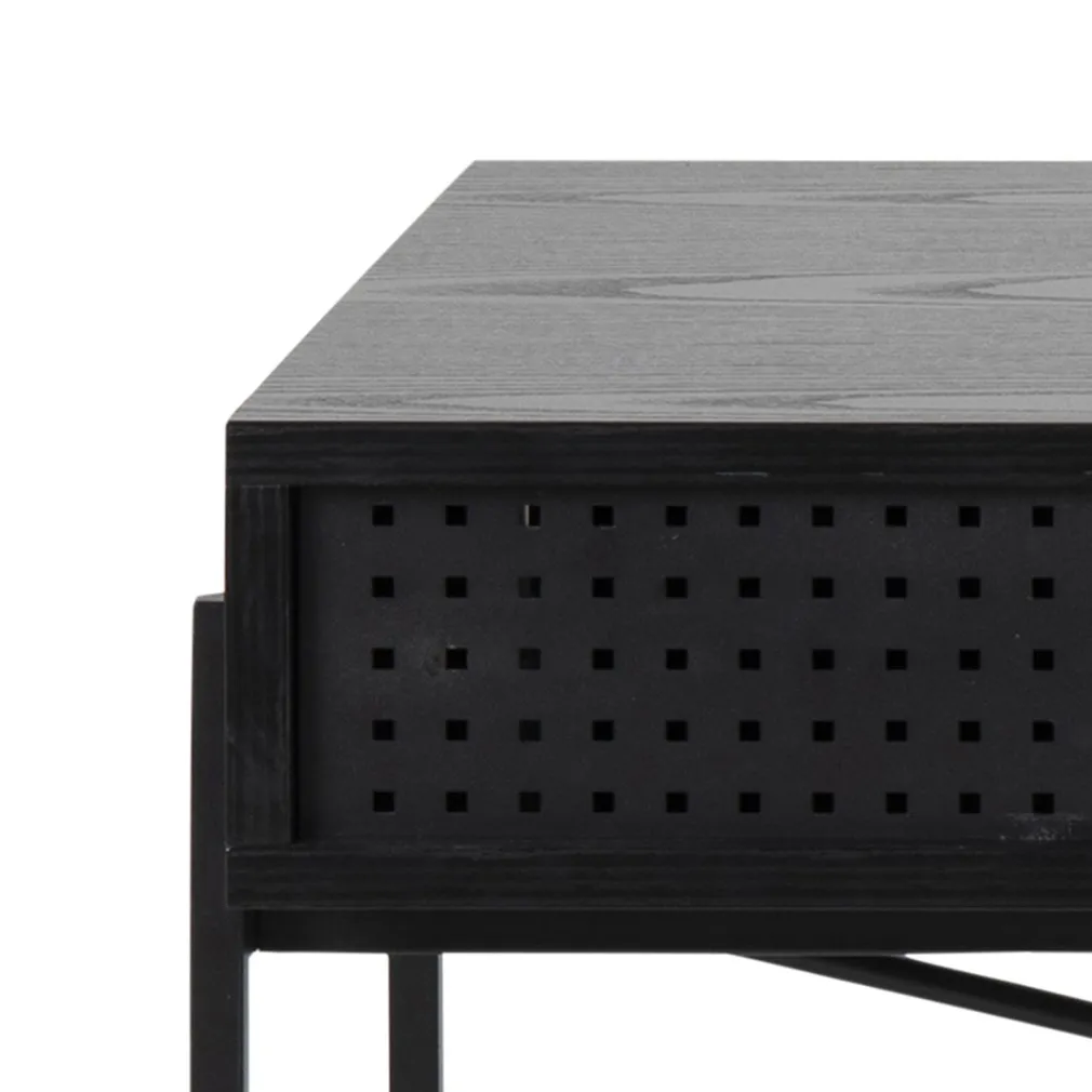 KIRJUTUSLAUD ANGUS 110X50XH75CM, MUST