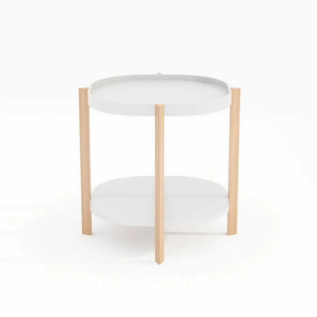 ABILAUD NORAH 50X50XH55CM, VALGE