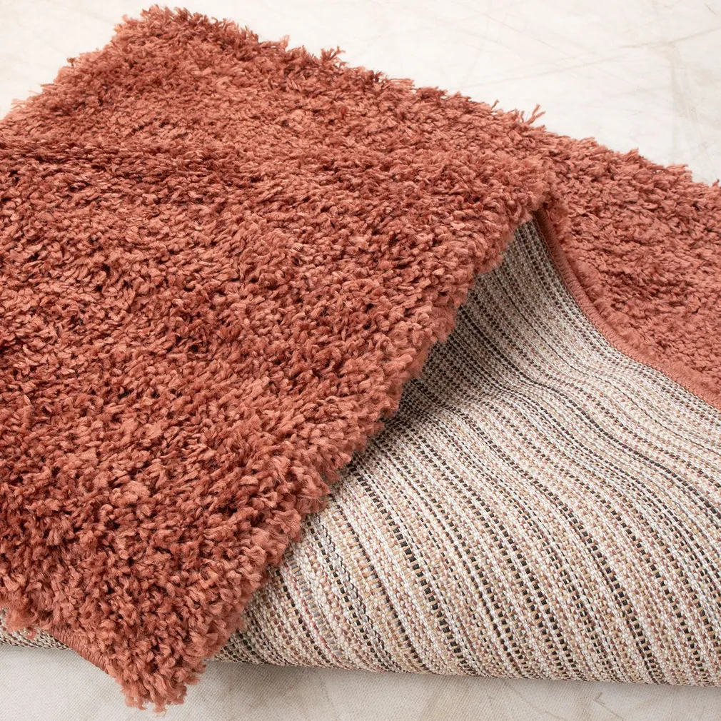 VAIP LIGHT PLUSH-3, 100X150CM, TERRAKOTA