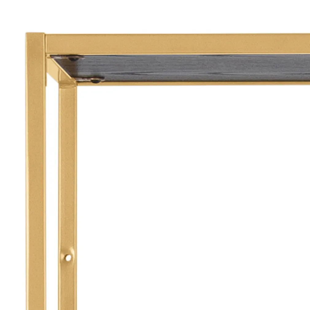 RIIUL SEAFORD 77X35XH185CM, MUST/KULDNE