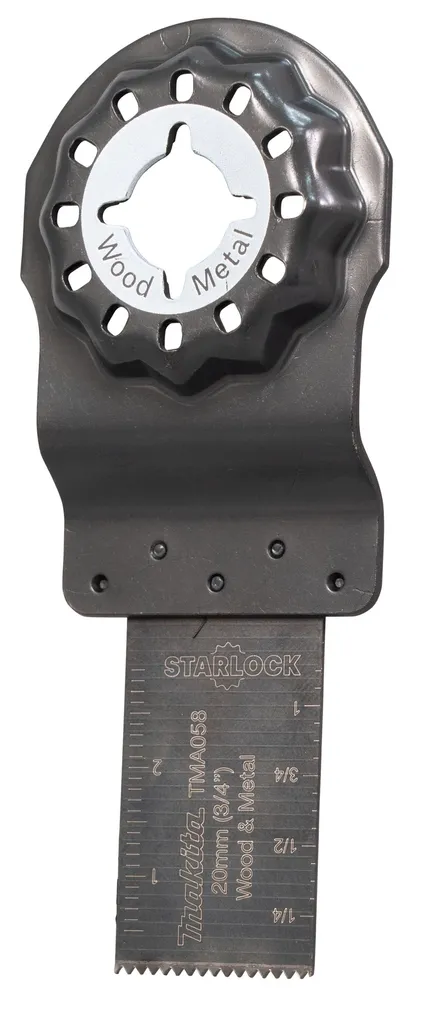 SAETERA MAKITA 20MM MULTITOOL TMA058 BIM STARLOCK, PUIT/METALL