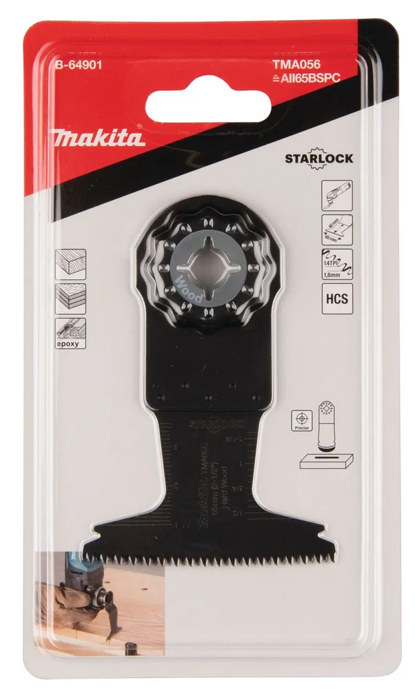 SAETERA MAKITA 65MM MULTITOOL TMA056 HCS STARLOCK, PUIT
