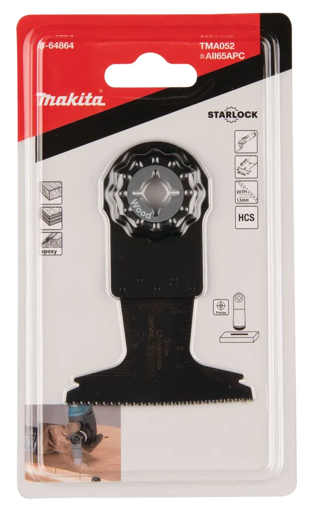 SAETERA MAKITA 65MM MULTITOOL TMA052 HCS STARLOCK, PUIT