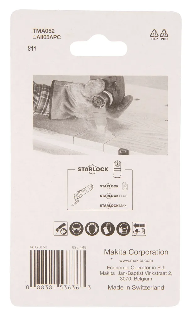 SAETERA MAKITA 65MM MULTITOOL TMA052 HCS STARLOCK, PUIT