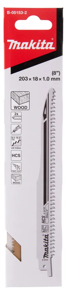 SAETERA MAKITA 203X1MM B-05153-2 HCS 2TK