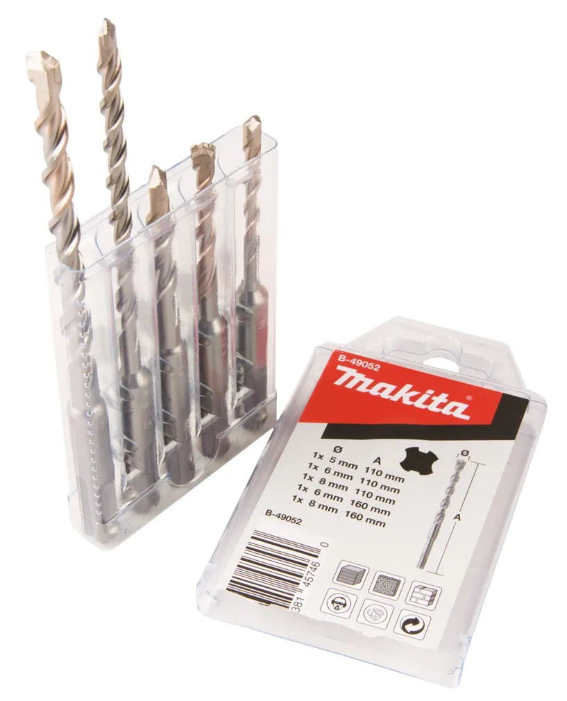 PUURIDE KOMPLEKT MAKITA SDS+ B-49052 5-OSALINE