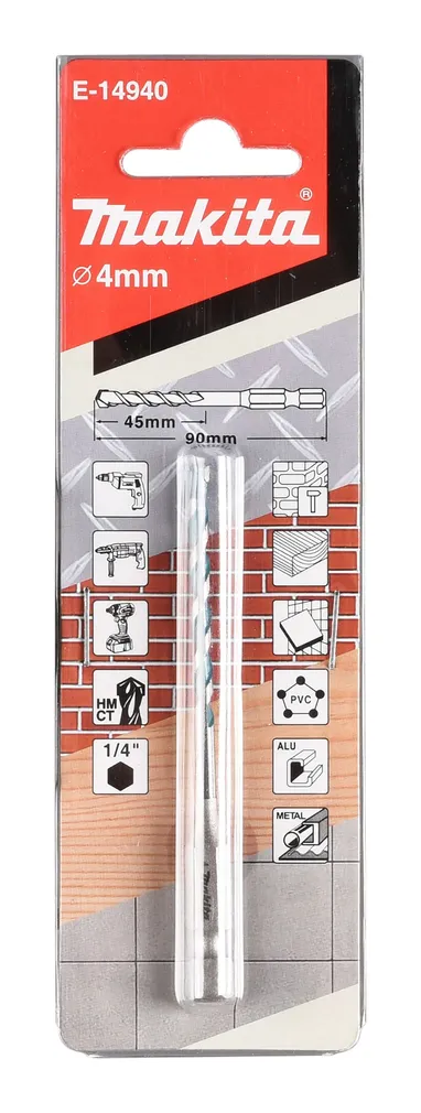 UNIVERSAALPUUR MAKITA 4X90MM 1/4" TCT E-14940