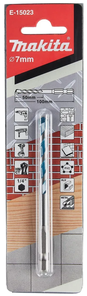 UNIVERSAALPUUR MAKITA 7X100MM 1/4" TCT E-15023