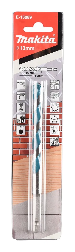 UNIVERSAALPUUR MAKITA 13X150MM 1/4" TCT E-15089