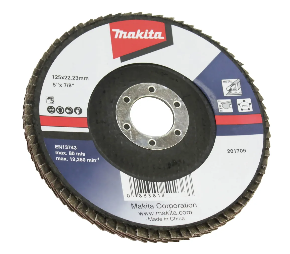 LAMELLKETAS MAKITA 125MM A120 D-63507 METALL
