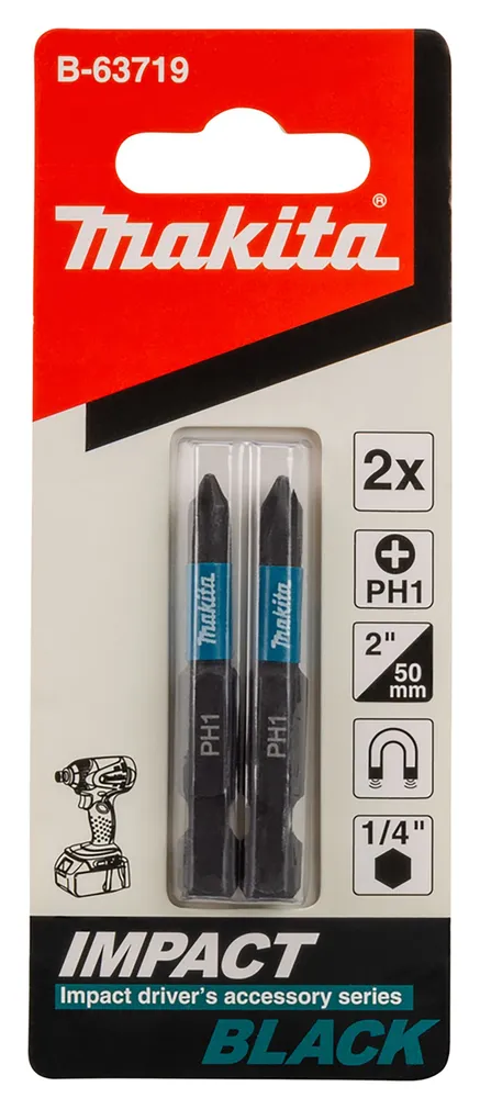 OTSIK MAKITA PH1 50MM B-63719 IMPACT BLACK 2TK