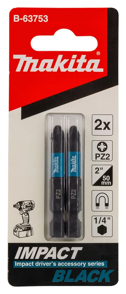 OTSIK MAKITA PZ2 50MM B-63753 IMPACT BLACK 2TK