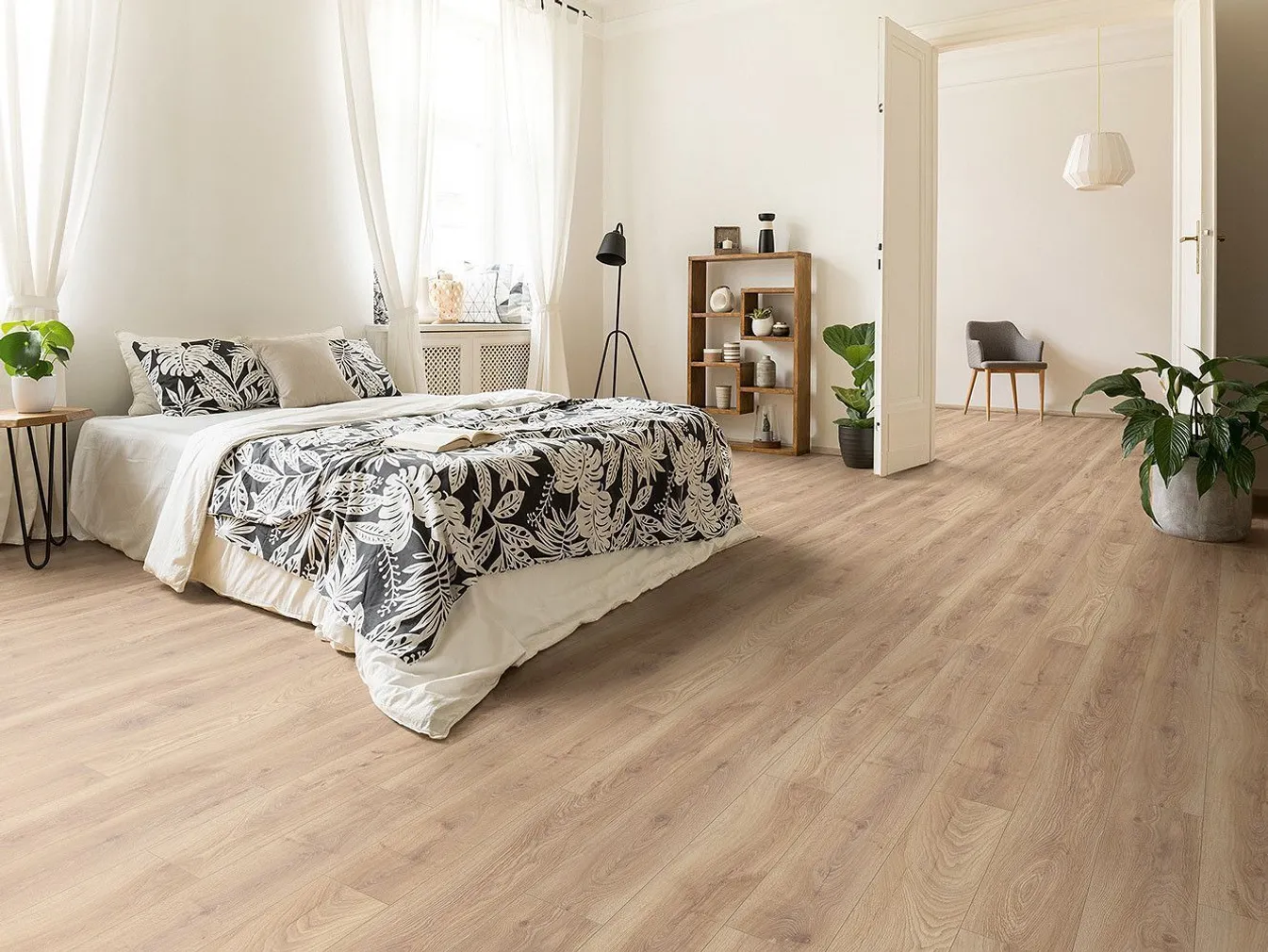 LAMINAATPARKETT KRONO PREMIUM 8F TAMM BISCOTTI 1-LIPP