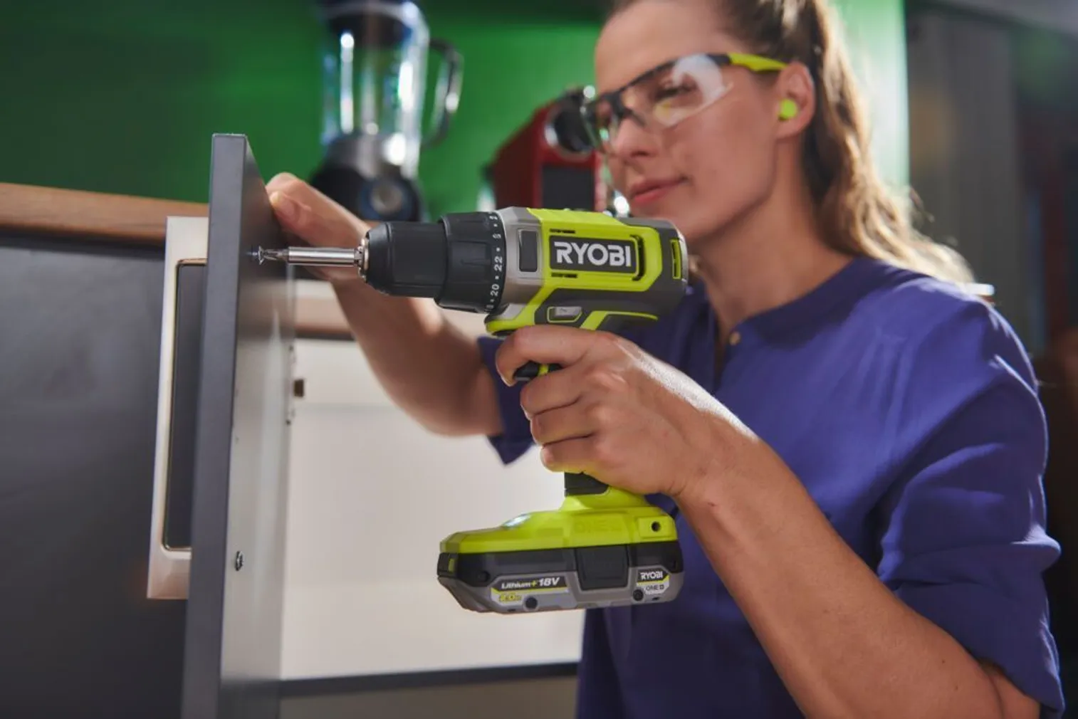 AKUTRELL RYOBI RDD18-2C42S 18V ONE+ 2,0+4,0AH AKUD+KIIRLAADIJA