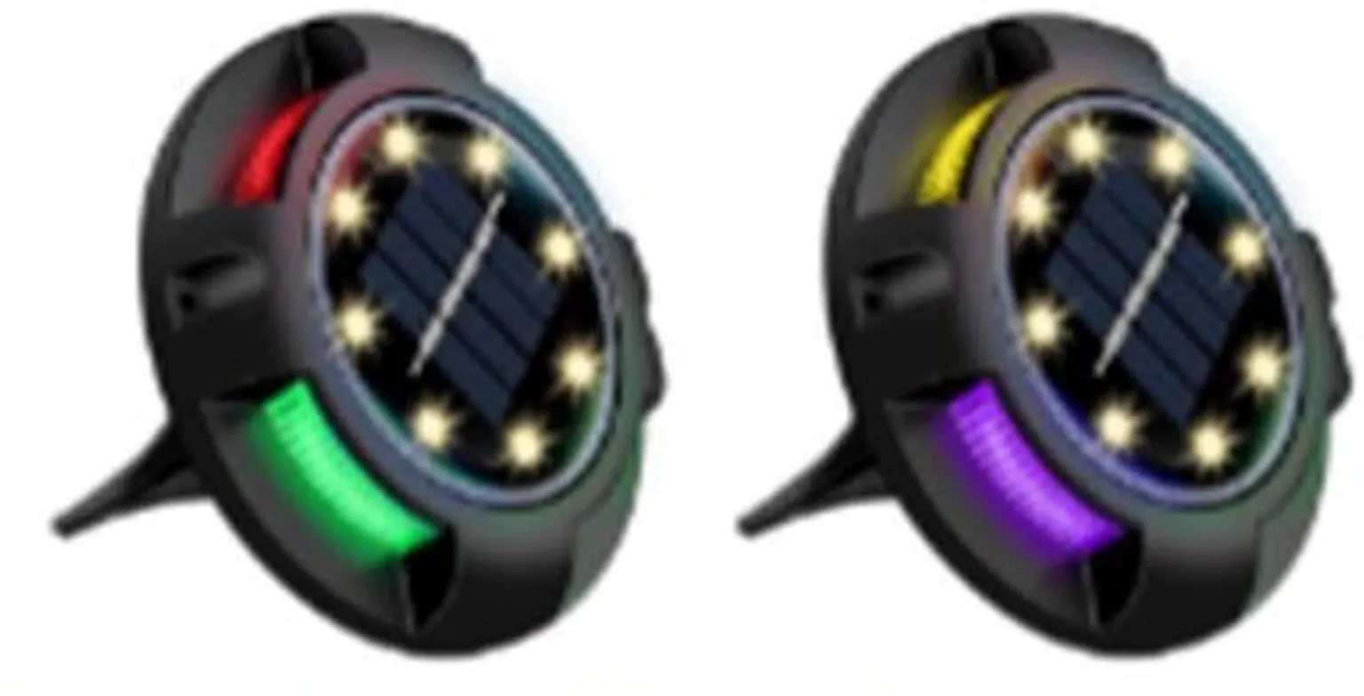 TERRASSIVALGUSTI 8 SMD LED PÄIKESEPANEELIGA 2TK