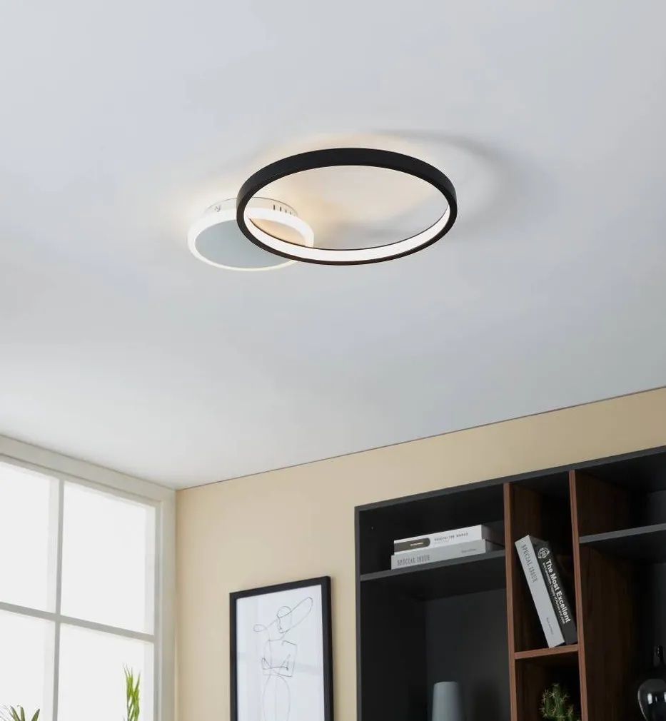 LAEVALGUSTI EGLO GAFARES LED-CCT VALGE/MUST