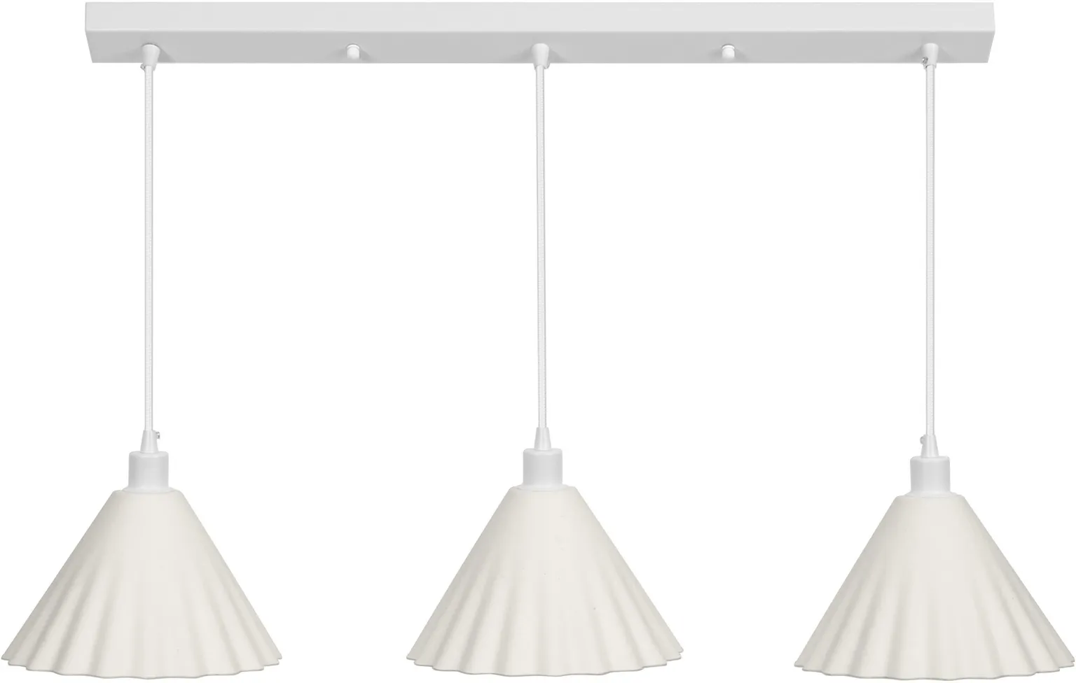 RIPPVALGUSTI LEDVANCE PENDANT 3XE14 VALGE
