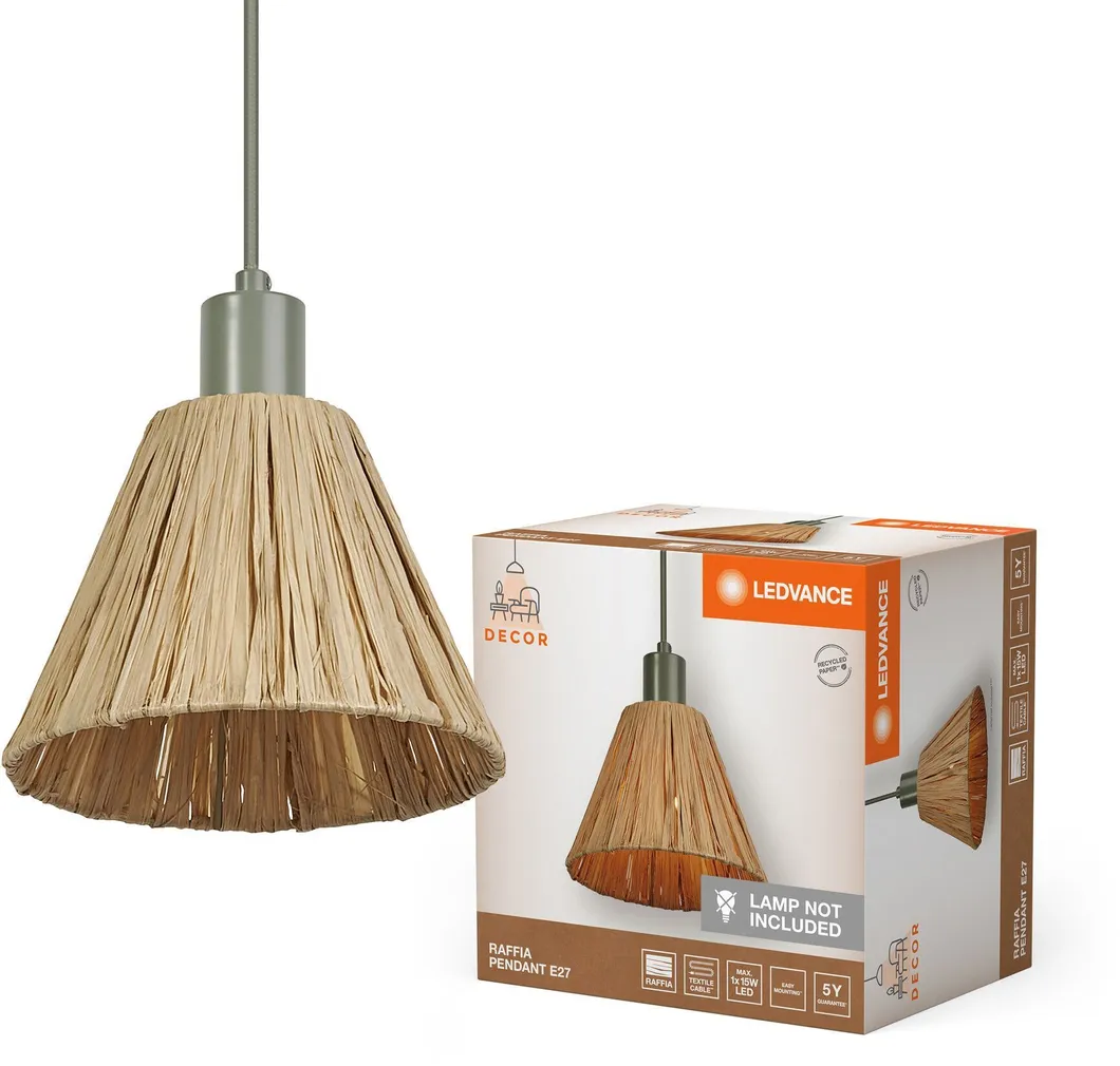 RIPPVALGUSTI LEDVANCE RAFFIA 1XE37 ROHELINE