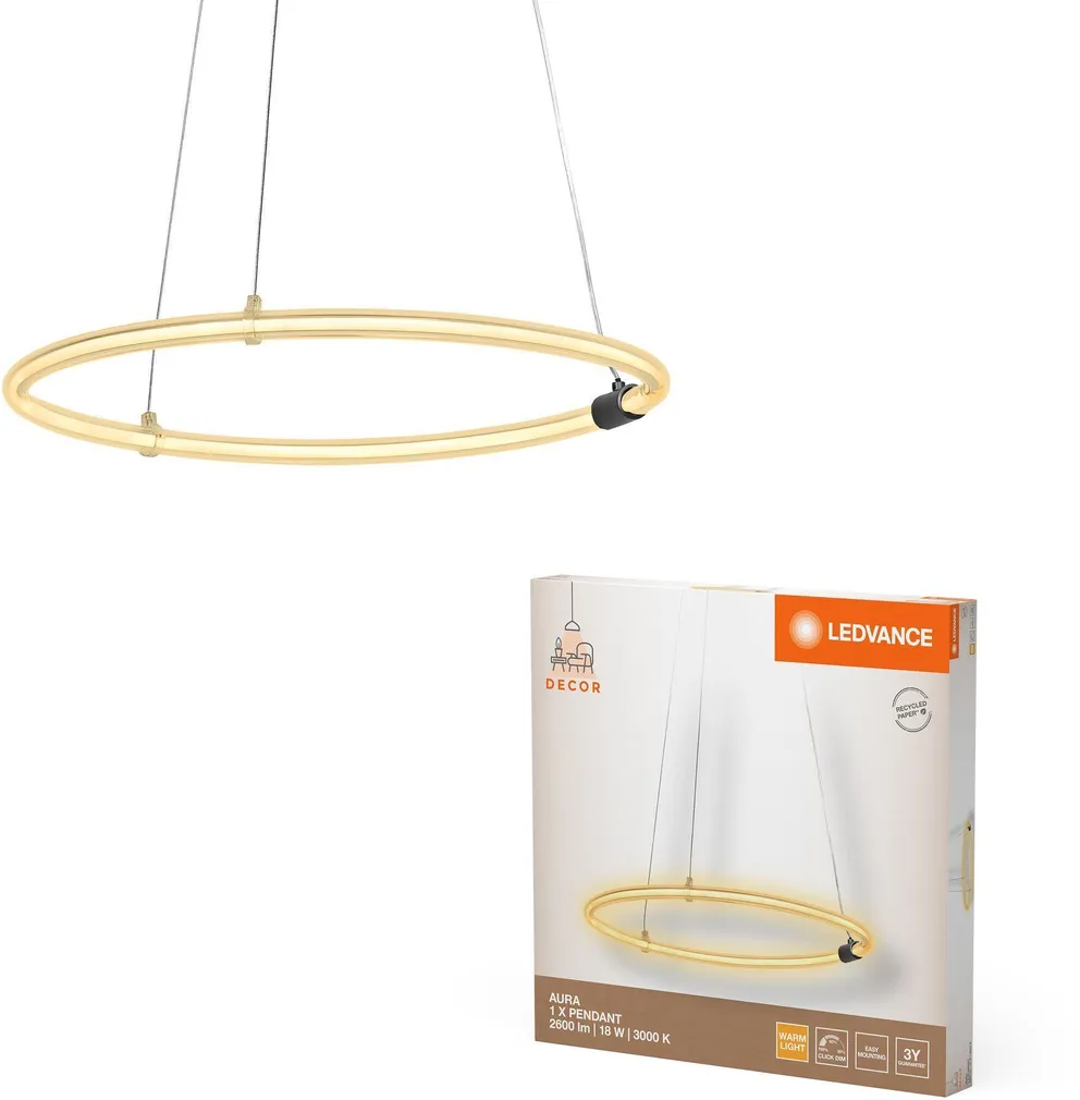RIPPVALGUSTI LEDVANCE AURA 18W 830 CLICK DIM