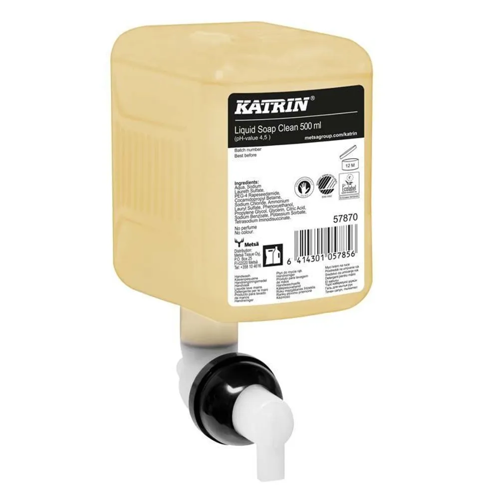 VEDELSEEP KÄTEPESUKS KATRIN NEUTRAL CLEAN 500ML