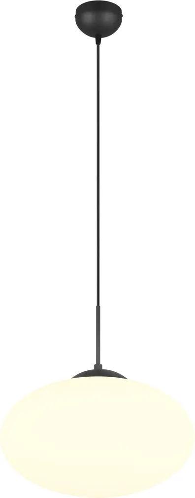 RIPPVALGUSTI TRIO FOMENTO E27 40CM MATT MUST/VALGE
