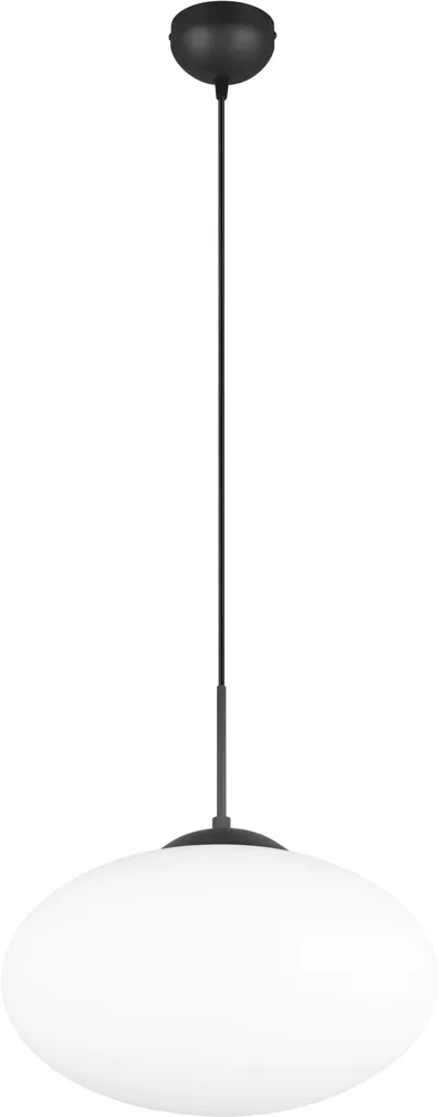 RIPPVALGUSTI TRIO FOMENTO E27 40CM MATT MUST/VALGE