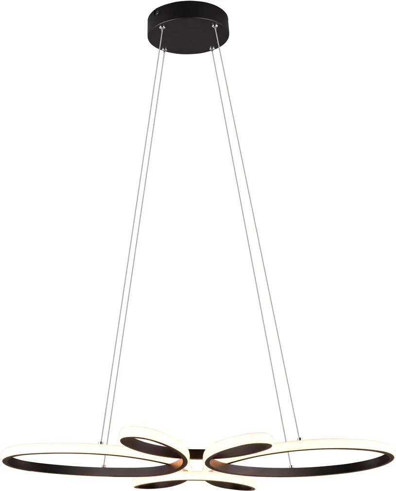 LAEVALGUSTI TRIO FLY LED 3000K MATT MUST