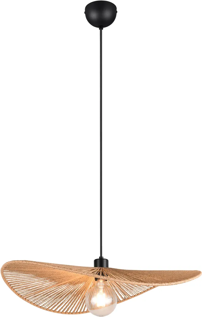 RIPPVALGUSTI TRIO LAURINE E27 58CM PRUUN/PABERLÕNG
