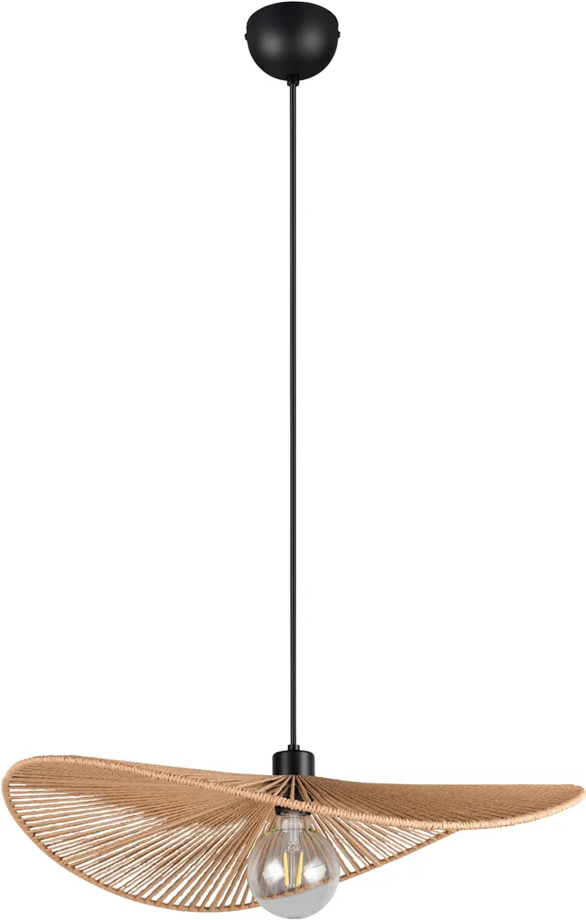 RIPPVALGUSTI TRIO LAURINE E27 58CM PRUUN/PABERLÕNG