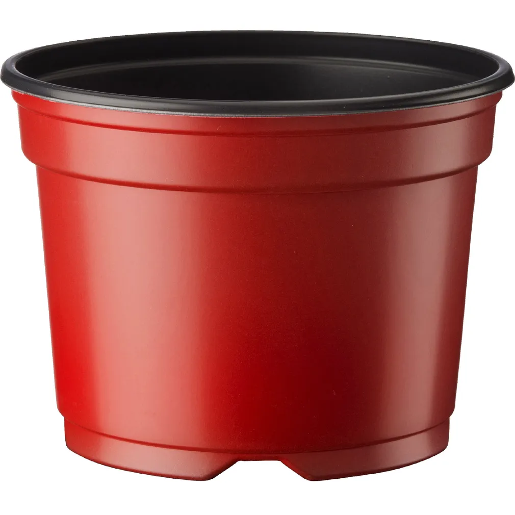 ÜMARPOTT DESCH 13CM H9,6CM PUNANE