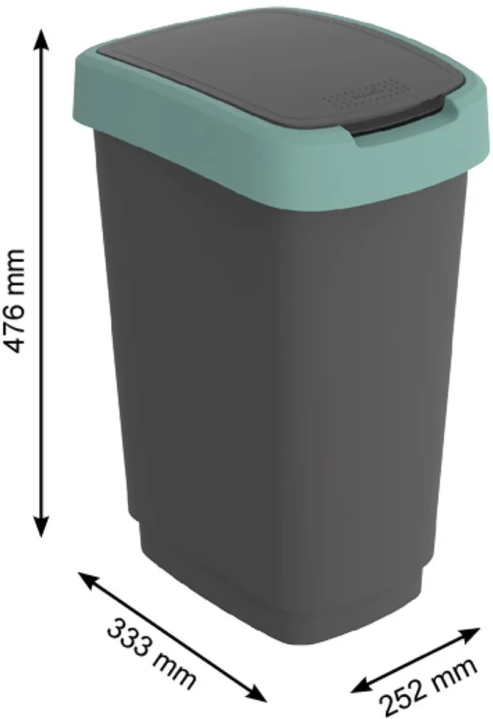 PRÜGIKAST TWIST KAANEGA ROHELINE 25L