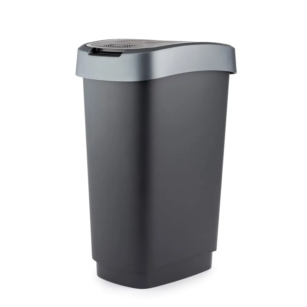 PRÜGIKAST TWIST KAANEGA MUST 50L