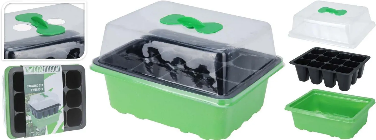 MINIKASVUHOONE 18,5X14,5XH11CM 3TK/12 POTTI
