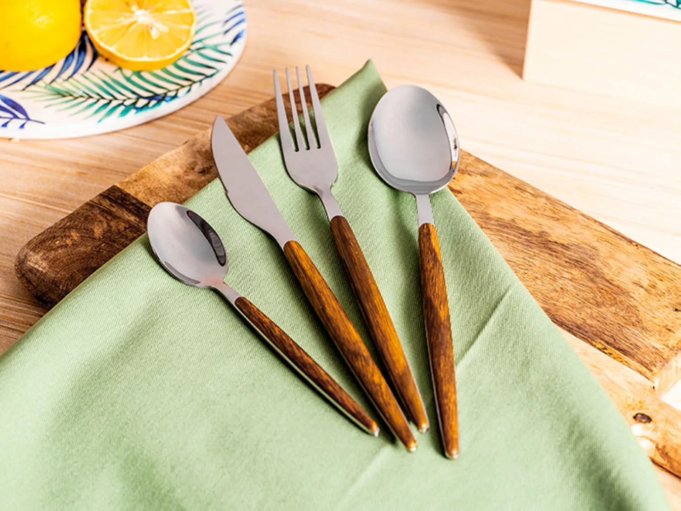 SÖÖGIRIISTADE KOMPLEKT ALTOM DESIGN NATURAL 24-OSALINE