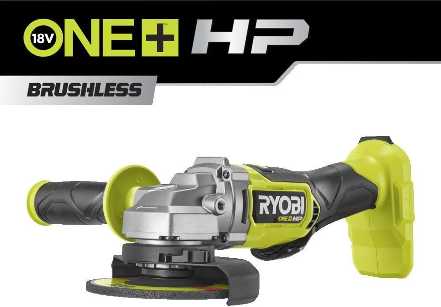 AKUKETASLÕIKUR RYOBI RAG18X125-0 18V ONE+ 125MM AKU JA LAADIJATA