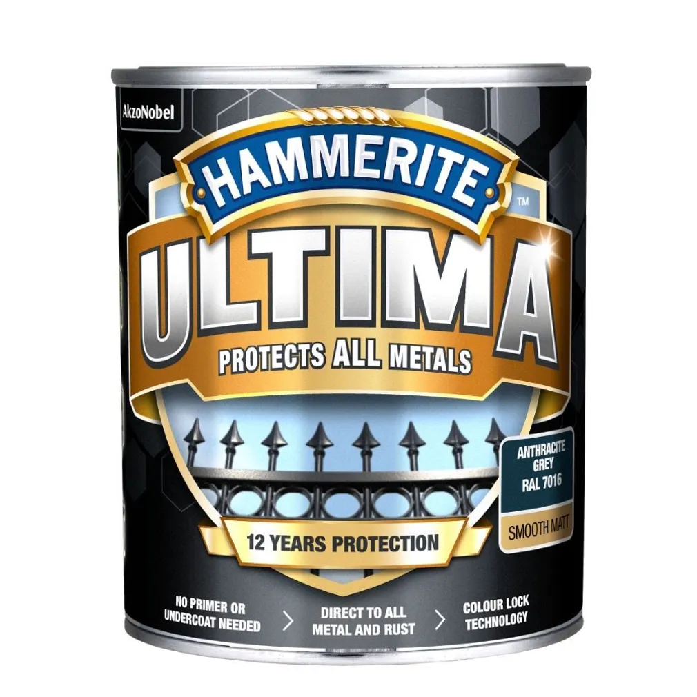 METALLIVÄRV HAMMERITE MATT ANTRATSIID 0,7 L