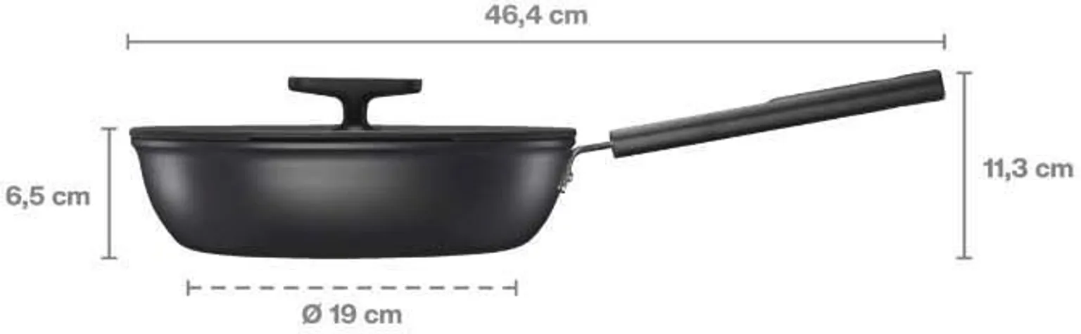 SAUTÉ PANN FISKARS HARD FACE 24CM