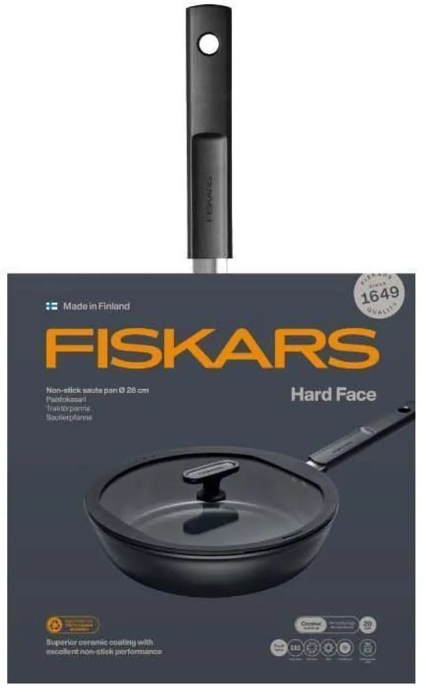 SAUTÉ PANN FISKARS HARD FACE 28CM