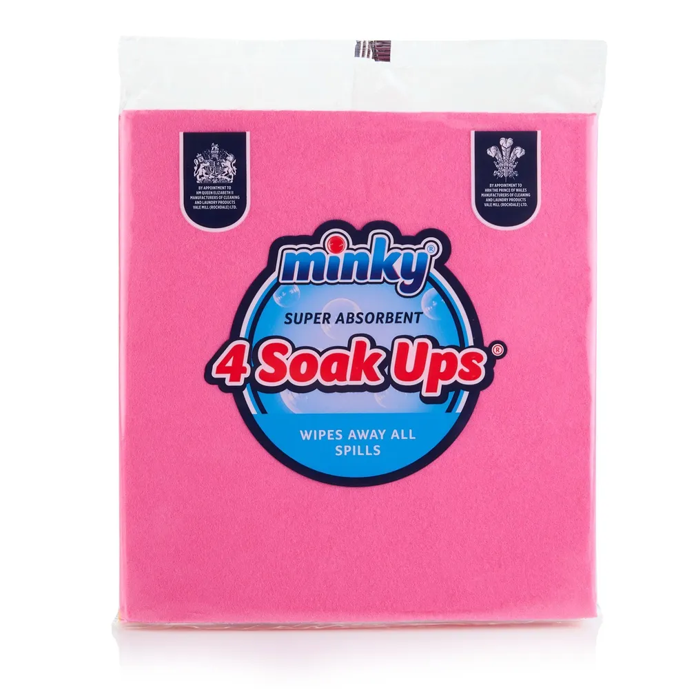 ÜLDOTSTARBELISED PUHASTUSLAPID MINKY 4TK