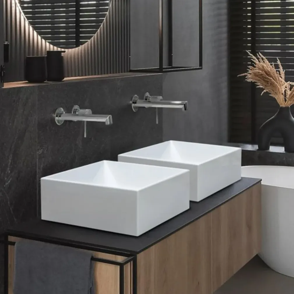 VANNITOAVALAMU TURTL 120MM 378X378MM MARMOR