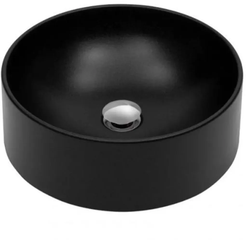 VANNITOAVALAMU TURTL 120MM 378X378MM GRANIIT MUST