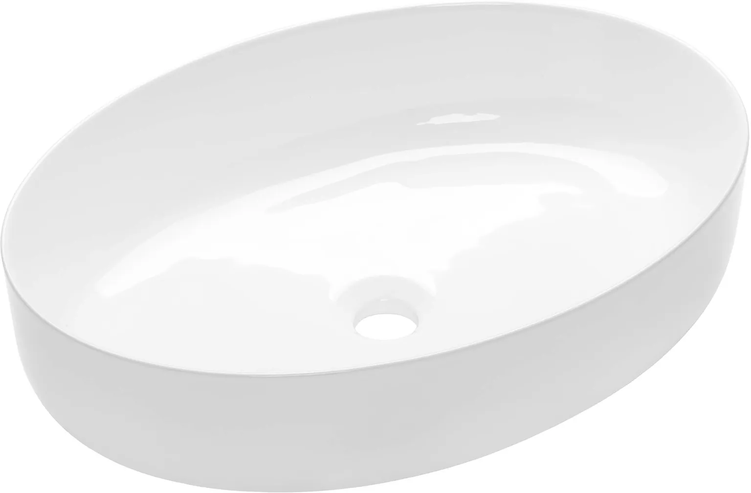 VALAMU INVENA ASTRI 55X41CM PINNAPEALNE OVAALNE VALGE