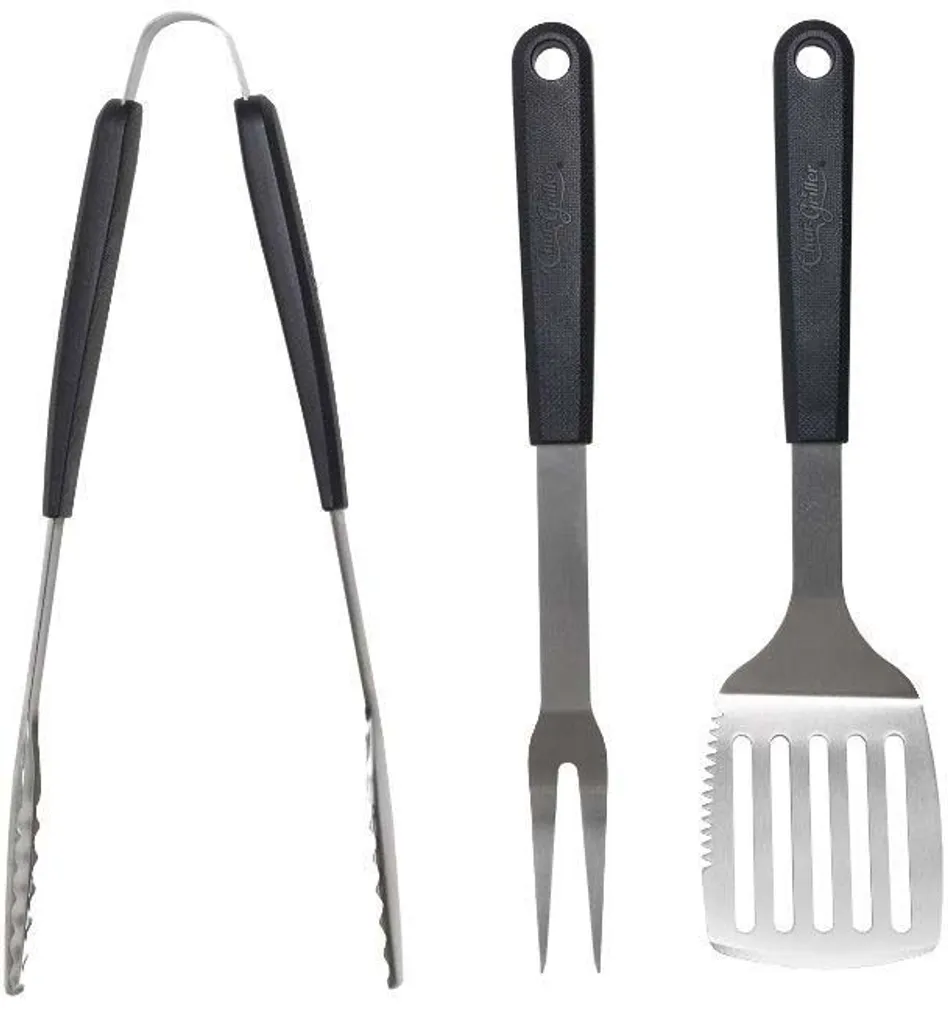 GRILLITARVIKUTE KOMPLEKT CHARGRILLER GRILLTANGID, -KAHVEL, -LABIDAS
