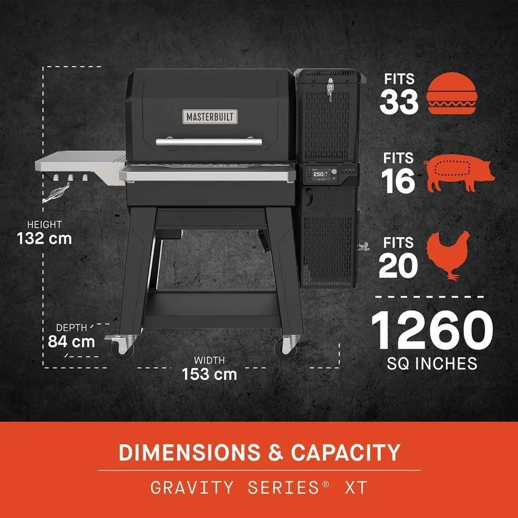 SÖEAHI BBQ & SUITSUAHI MASTERBUILT GRAVITY SERIES™ XT, DIGITAALNE