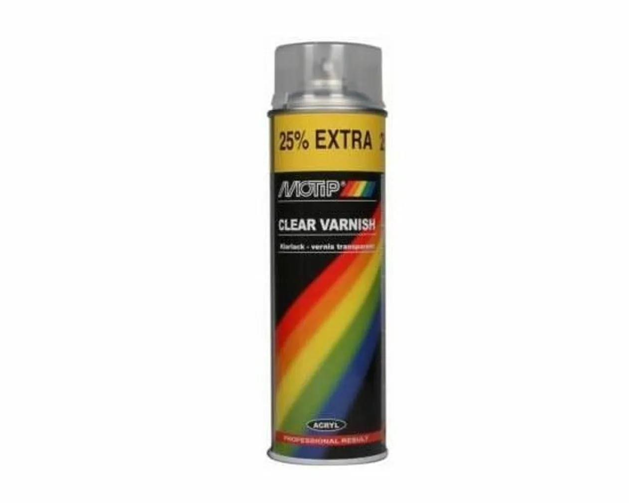 LAKK MOTIP CLEAR VARNISH LÄIKIV LÄBIPAISTEV 500ML